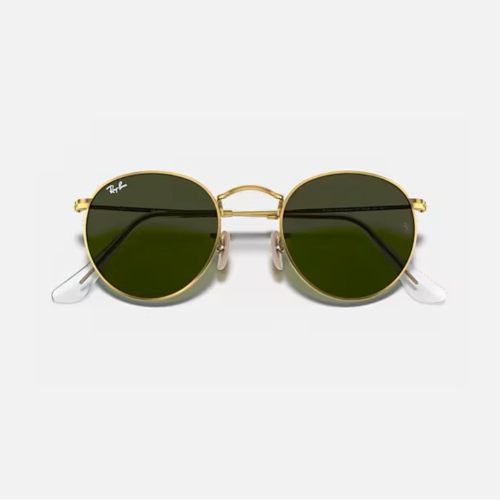 Like new unisex Ray-ban gold metal frame sunlgasses